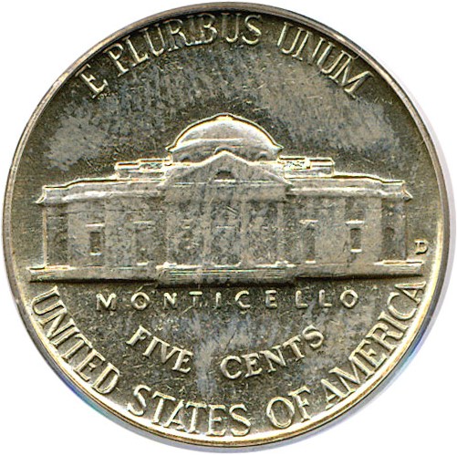 image for: 1955-D 5c PCGS MS63 FS