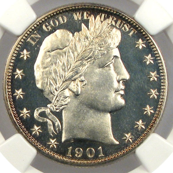 image for: 1901 50c NGC/CAC Proof 65