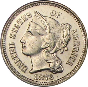 image for: 1876 3cN NGC Proof 65