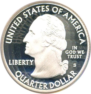 image for: 2009-S District of Columbia (Silver) 25c PCGS Proof 69 DCameo