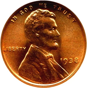 image for: 1938 1c NGC/CAC MS67 RD