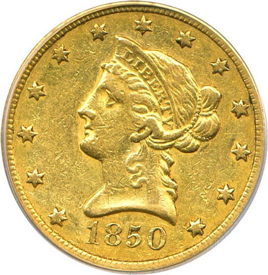 image for: 1850-O $10 PCGS XF45