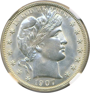 image for: 1907-O 50c NGC MS64