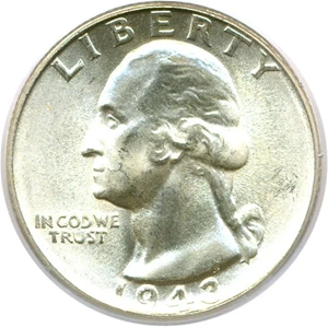 image for: 1943-S 25c PCGS MS66