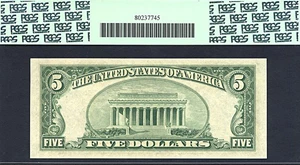 image for: 1950D * Star * $5 PCGS Gem CU66 PPQ (Fr.1965L)