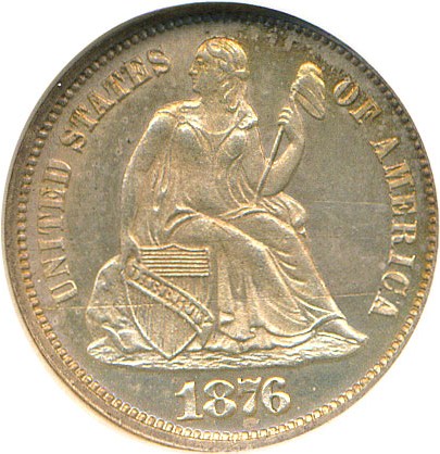 image for: 1876 10c NGC Proof 64