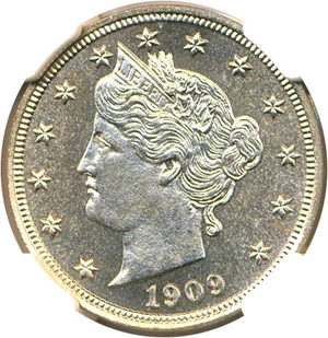 image for: 1909 5c NGC Proof 67