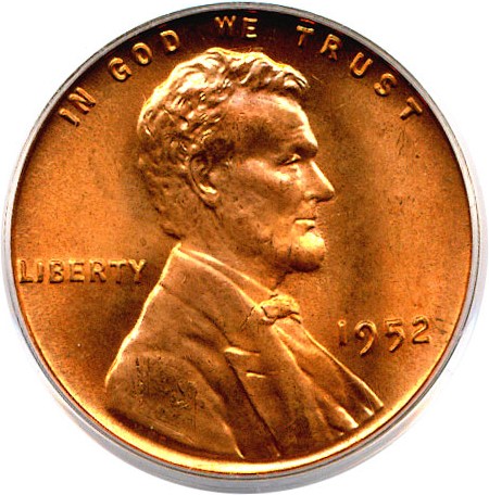 image for: 1952 1c PCGS MS66 RD
