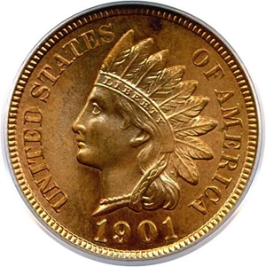 image for: 1901 1c PCGS MS64 RB