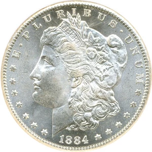 image for: 1884-CC $1 NGC MS67