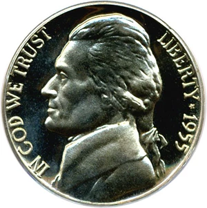 image for: 1955 5c PCGS Proof 67 Cameo