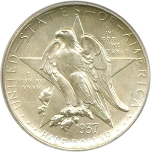 image for: 1937 Texas 50c PCGS/CAC MS67