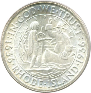 image for: 1936 Rhode Island 50c PCGS/CAC MS66