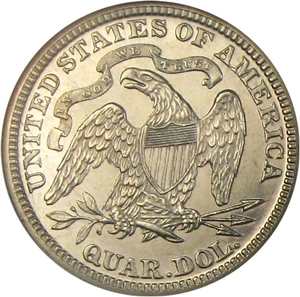 image for: 1875 25c NGC Proof 63