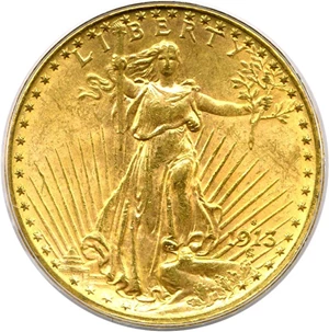 image for: 1913-S $20 PCGS MS63