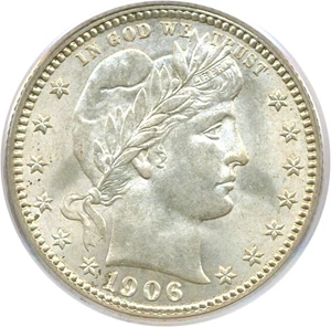 image for: 1906-D 25c PCGS MS63