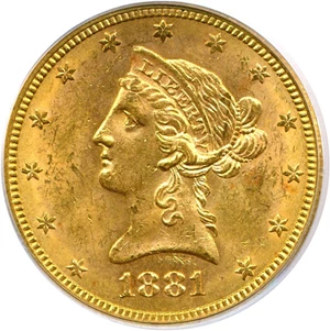 image for: 1881-S $10 PCGS MS63