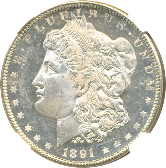 image for: 1891-CC $1 NGC MS63 DMPL
