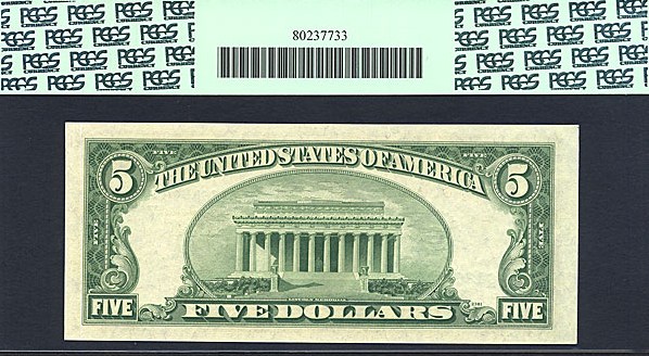 image for: 1950B $5 * Star * PCGS Gem CU65 PPQ (Fr.1963G)