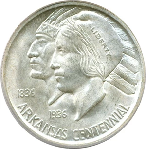 image for: 1936-D Arkansas 50c PCGS/CAC MS66