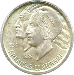 image for: 1935 Arkansas 50c PCGS/CAC MS66