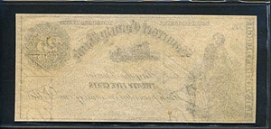 image for: Somerset County Bank Note 25c (Somerville, NJ, 1862)