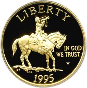 image for: 1995-W Civil War $5 PCGS Proof 70 DCameo