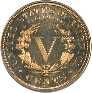 image for: 1888 5c PCGS Proof 64 Cameo