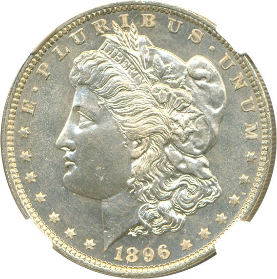 image for: 1896 $1 NGC MS66 PL