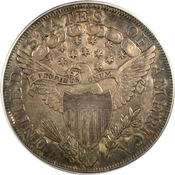 image for: 1799 $1 PCGS XF40  (8x5 Obv Stars)