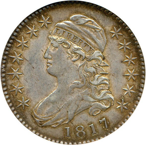 image for: 1817/3 50c NGC/CAC XF45