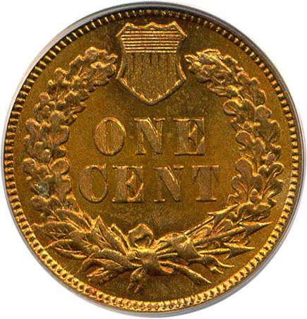 image for: 1876 1c PCGS MS64 RD