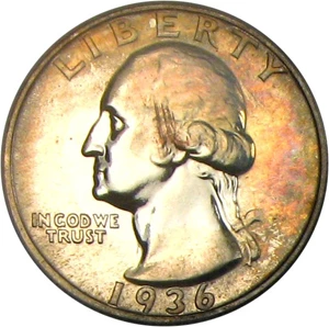 image for: 1936 25c PCGS/CAC Proof 66