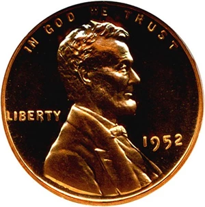 image for: 1952 1c NGC Proof 66 RD Cameo