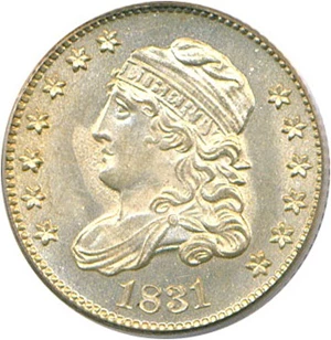 image for: 1831 H10c PCGS/CAC MS66