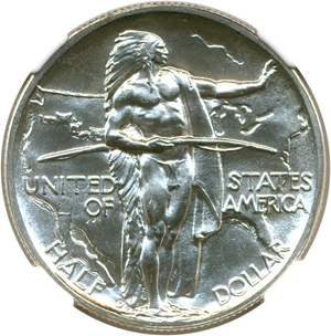 image for: 1939-D Oregon 50c NGC MS64