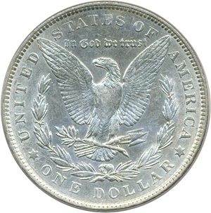 image for: 1901 $1 PCGS AU53 (VAM-7 Doubled Arrows)