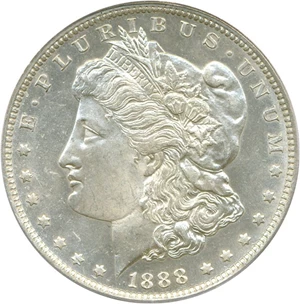 image for: 1888-O $1 PCGS MS65 PL