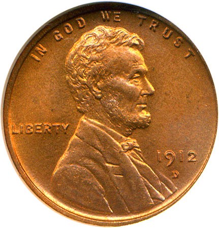 image for: 1912-D 1c NGC MS65 RD
