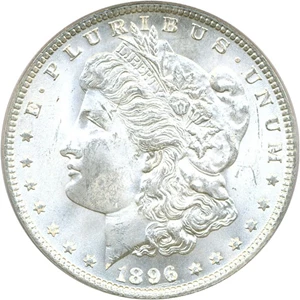 image for: Top 100 VAM: 1896 $1 PCGS MS66 (VAM-19 8 in Denticles)