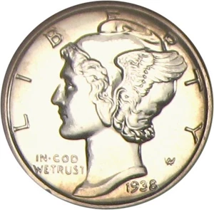 image for: 1938 10c NGC Proof 64