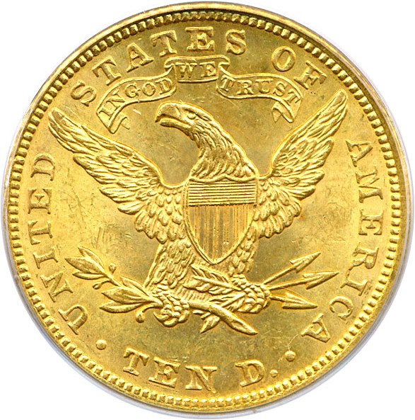 image for: 1902 $10 PCGS MS60
