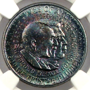 image for: 1951 Wash-Carver 50c NGC MS66 * Color *