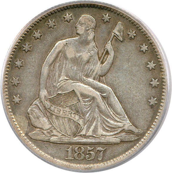 image for: 1857-O 50c PCGS XF40