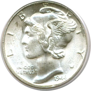 image for: 1944-S 10c PCGS MS67 FB