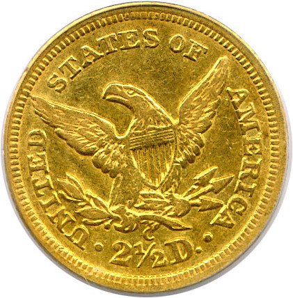 image for: 1842-C $2 1/2 PCGS/CAC XF45