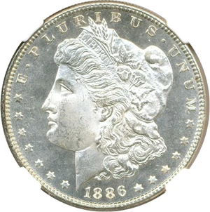 image for: 1886 $1 NGC/CAC MS66 PL