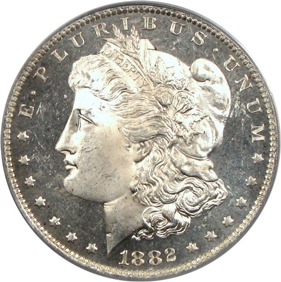 image for: 1882-O $1 PCGS/CAC MS64 DMPL