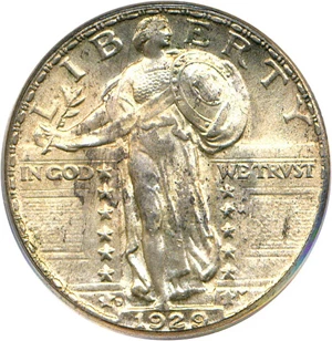 image for: 1929-D 25c PCGS MS64