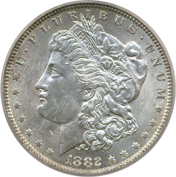 image for: 1882-O $1 ICG MS62  (VAM-7  O/O)